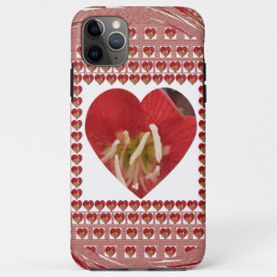 Erstellen Sie Ihr eigenes Rot-Weiß-Herz-Design Case-Mate iPhone Hülle