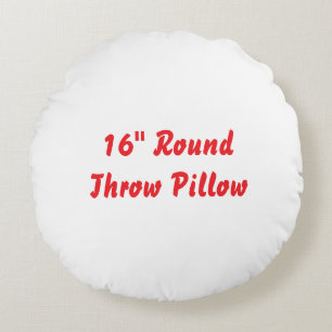 Erstellen Sie Ihr eigenes rundes 16" Polyester-Kis Kissen