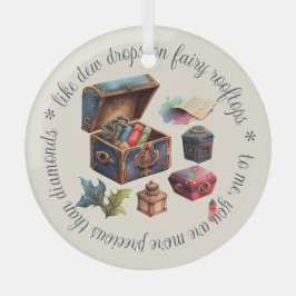 Erstellen Sie Ihr eigenes Schatzkartentafel für ge Ornament Aus Glas