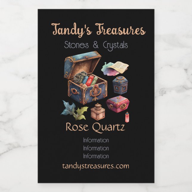 Erstellen Sie Ihr eigenes Schatzkartentafel für ge Weinetikett (Einzelnes Label)