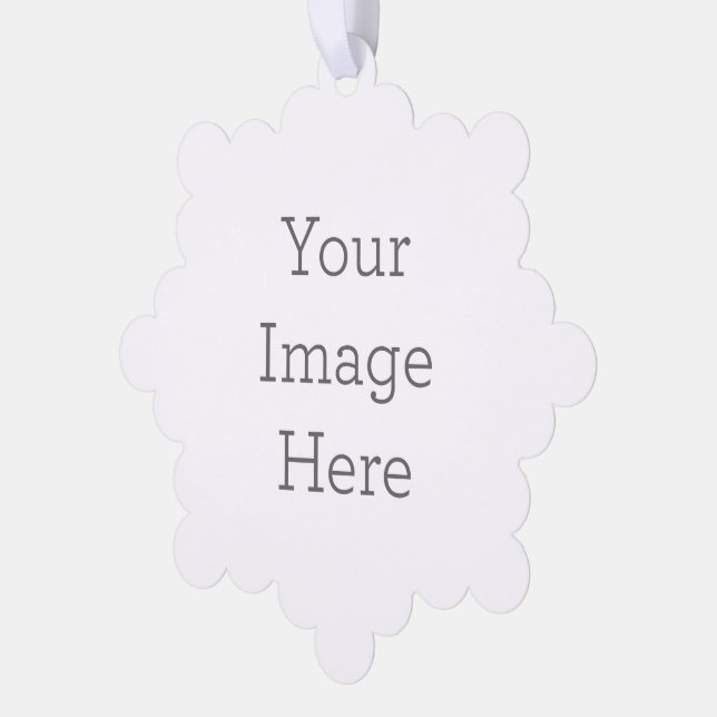 Papierornament Ausführung: Schneeflocke, Papier: Matt, Umschläge: Keine (Linke Ecke)