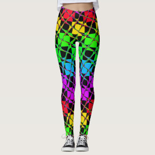 Erstellen Sie Ihr eigenes schönes Regenbogen-Kleid Leggings