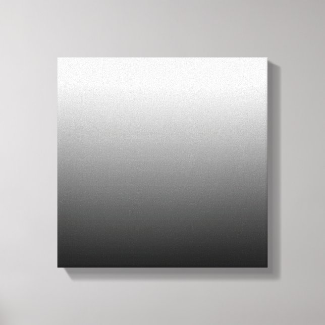 Erstellen Sie Ihr eigenes schwarzes Ombre Leinwanddruck (Vorderseite)