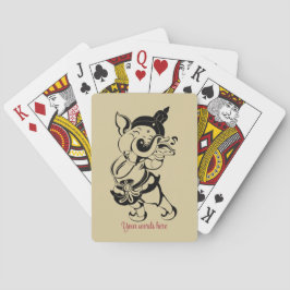 Erstellen Sie Ihr eigenes schwarzes und goldenes G Spielkarten