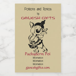 Erstellen Sie Ihr eigenes schwarzes und goldenes G Weinetikett