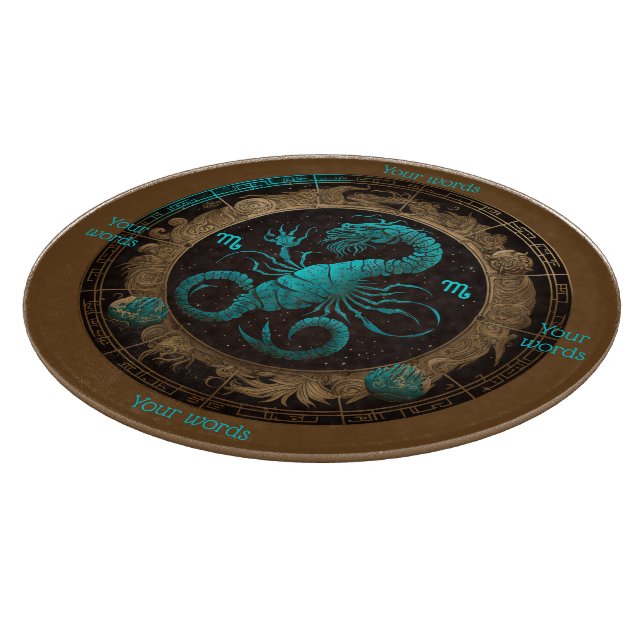 Erstellen Sie Ihr eigenes Scorpio Altar-Board Schneidebrett (Ecke)