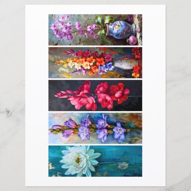 Erstellen Sie Ihr eigenes Set von 5 Lesezeichen mi (Vorderseite)