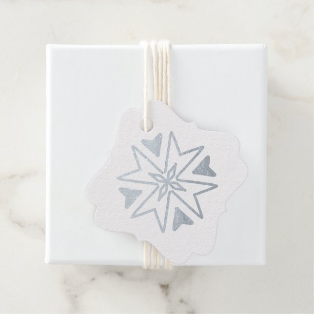 Erstellen Sie Ihr eigenes Silver Foil Snowflake Cr Geschenkanhänger (Mit Box)