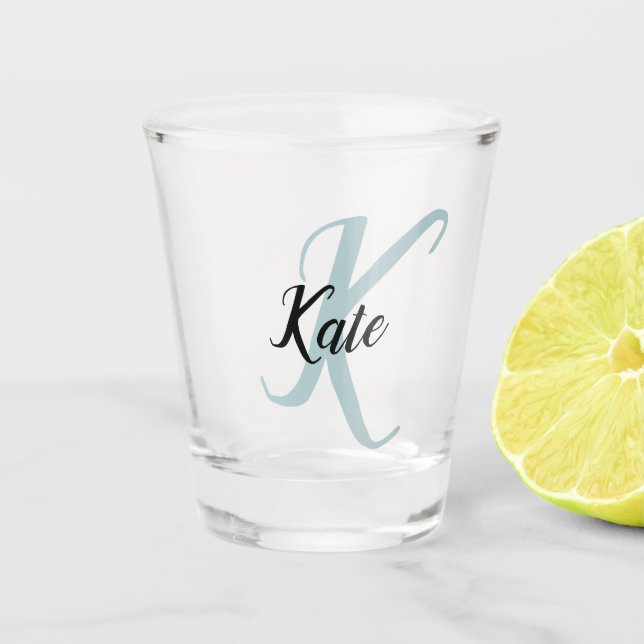 Erstellen Sie Ihr eigenes Skript mit monogrammiert Schnapsglas (Vorderseite)