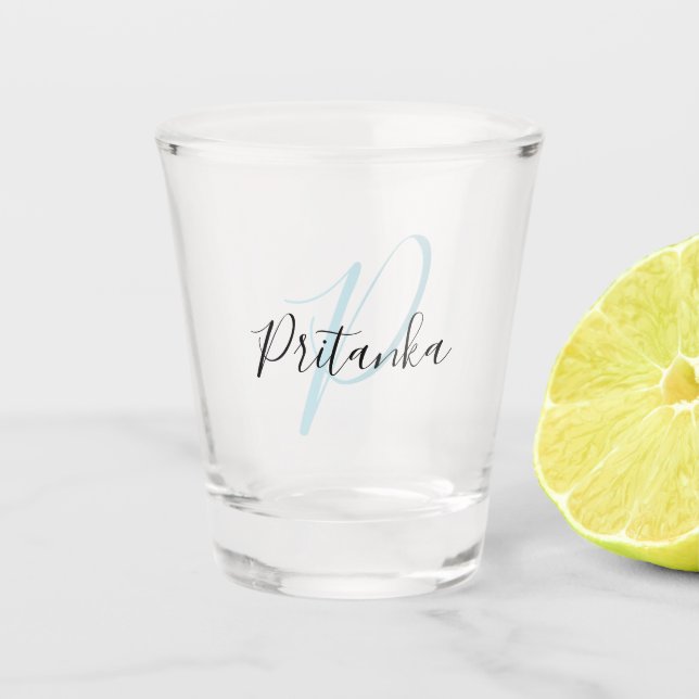 Erstellen Sie Ihr eigenes Skript mit monogrammiert Schnapsglas (Vorderseite)