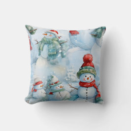 Erstellen Sie Ihr eigenes Snowman-Feld Kissen