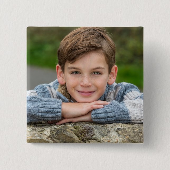 Erstellen Sie Ihr eigenes Sohn-Foto Benutzerdefini Button (Vorderseite)
