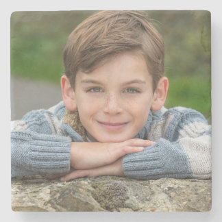 Erstellen Sie Ihr eigenes Sohn-Foto Benutzerdefini Steinuntersetzer