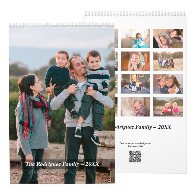 Erstellen Sie Ihr eigenes spanisches Foto Kalender (Create Your Own Custom Spanish Photo Calendar, front/back)