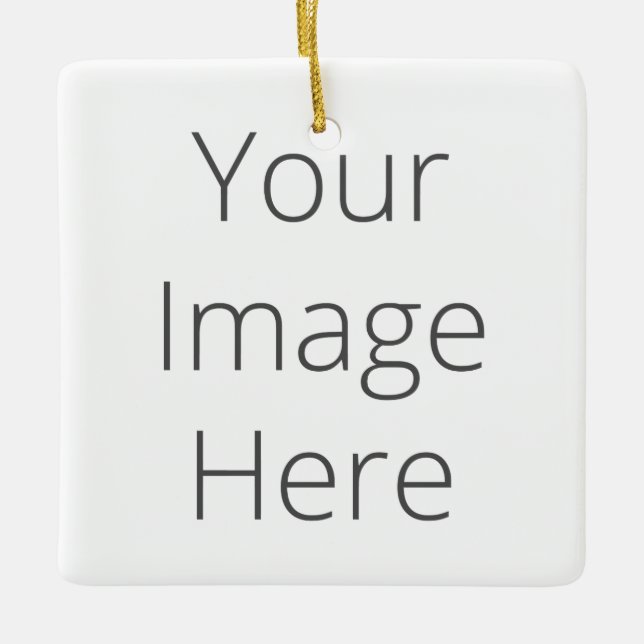 Erstellen Sie Ihr eigenes Square Ornament (Vorderseite)