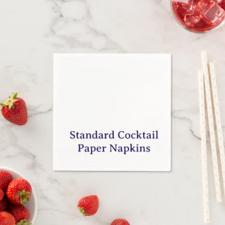 Erstellen Sie Ihr eigenes Standard-Cocktail-Papier Serviette