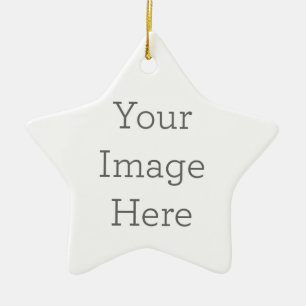 Erstellen Sie Ihr eigenes Star-Ornament Keramikornament