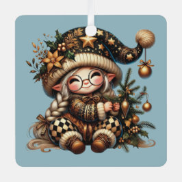 Erstellen Sie Ihr eigenes süßes zauberhaftes Weihn Ornament Aus Metall