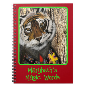 Erstellen Sie Ihr eigenes Tiger Magic-Notebook Notizblock