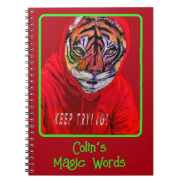 Erstellen Sie Ihr eigenes Tiger Magic-Notebook Notizblock
