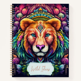 Erstellen Sie Ihr eigenes Tribal-Lioness-Notebook Notizbuch