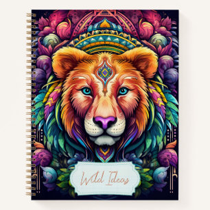Erstellen Sie Ihr eigenes Tribal-Lioness-Notebook Notizbuch