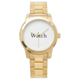 Erstellen Sie Ihr eigenes Unisex-Übergrößen-Goldar Armbanduhr