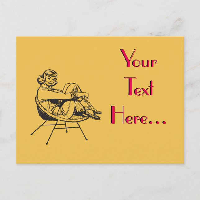 Erstellen Sie Ihr eigenes Vintag Postkarte (Vorderseite)