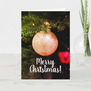 Erstellen Sie Ihr eigenes vintage Weihnachtsfoto Feiertagskarte