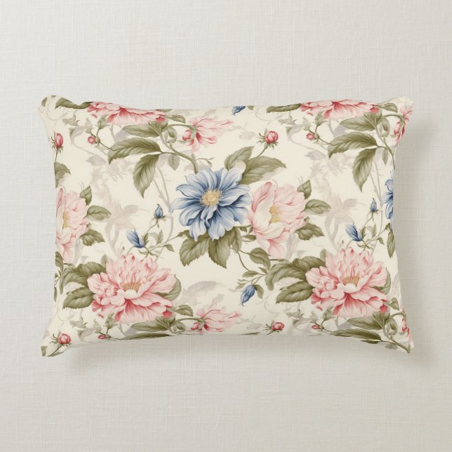 Erstellen Sie Ihr eigenes Vintages Kunstmuster Dekokissen (Vorderseite)