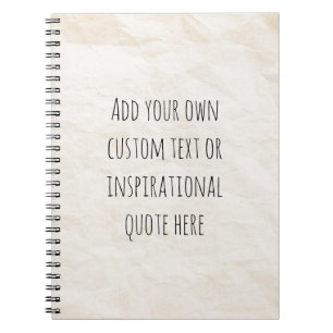Erstellen Sie Ihr eigenes Vintages Motivierend Ang Notizblock