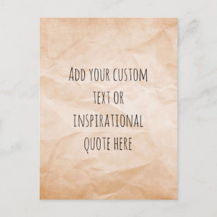Erstellen Sie Ihr eigenes Vintages Motivierend Ang Postkarte