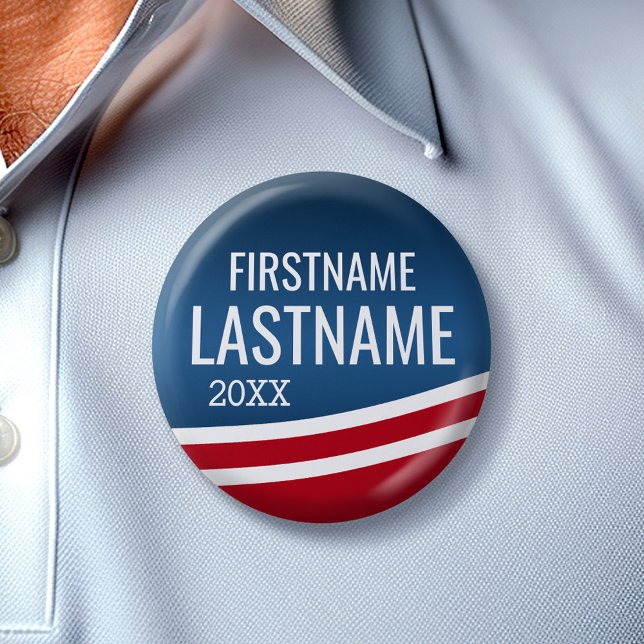 Erstellen Sie Ihr eigenes Wahldesign - Moderne Kam Button (Create Your Own Campaign Gear for any election)