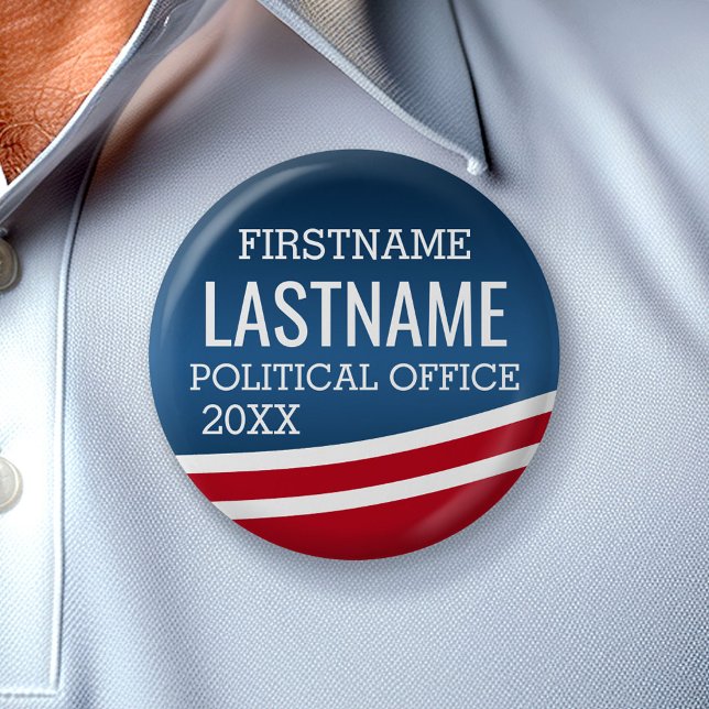 Erstellen Sie Ihr eigenes Wahldesign - Modernes De Button (Campaign Button)