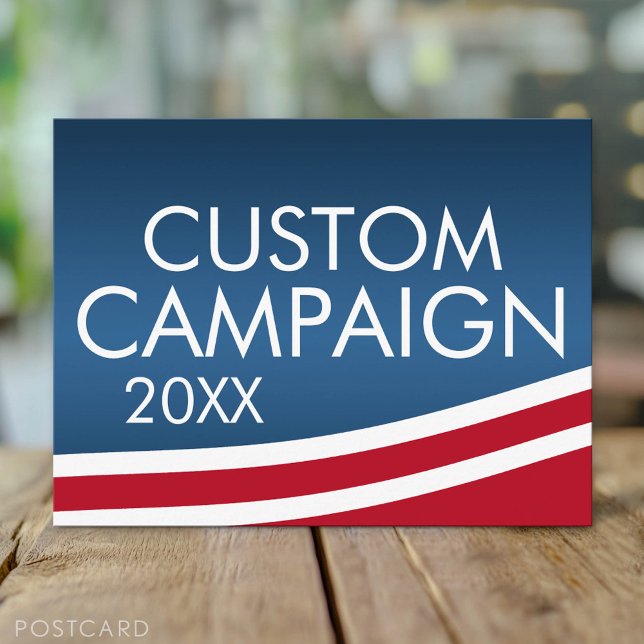Erstellen Sie Ihr eigenes Wahldesign Postkarte (Custom Campaign Postcard)