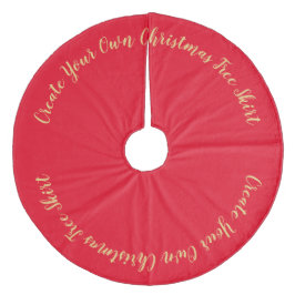 Erstellen Sie Ihr eigenes Weihnachtsbaumrock Fleece Weihnachtsbaumdecke