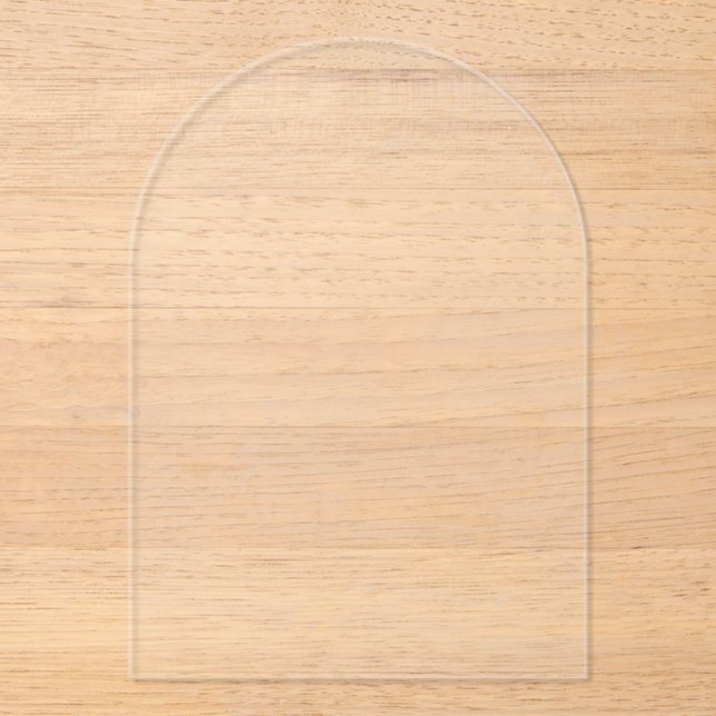 Erstellen Sie Ihr eigenes Weiß Acryleinladungen (Vorderseite)