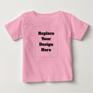 Erstellen Sie Ihr eigenes Weiß Baby T-shirt