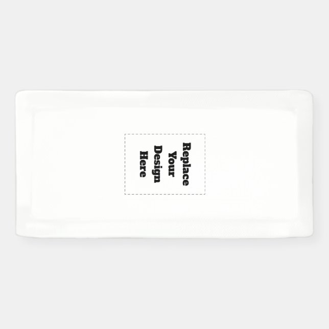 Erstellen Sie Ihr eigenes Weiß Banner (Horizontal)