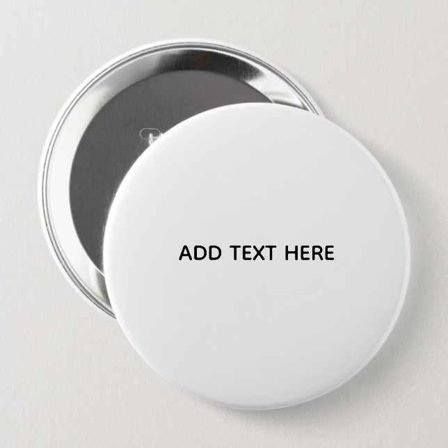 Erstellen Sie Ihr eigenes Weiß  Button (Vorne & Hinten)