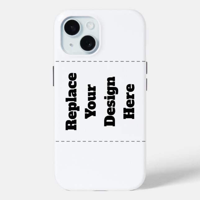 Erstellen Sie Ihr eigenes Weiß Case-Mate iPhone Hülle (Rückseite)