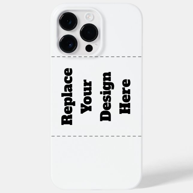 Erstellen Sie Ihr eigenes Weiß  Case-Mate iPhone Hülle (Rückseite)