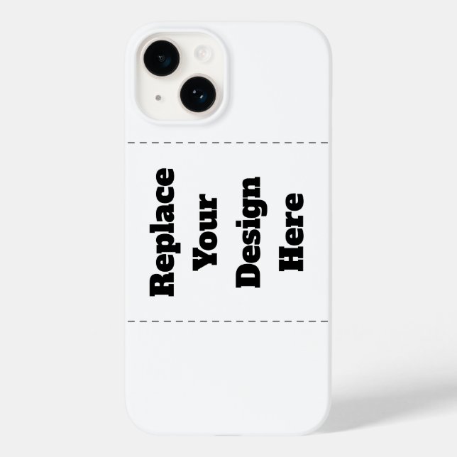 Erstellen Sie Ihr eigenes Weiß  Case-Mate iPhone Hülle (Rückseite)