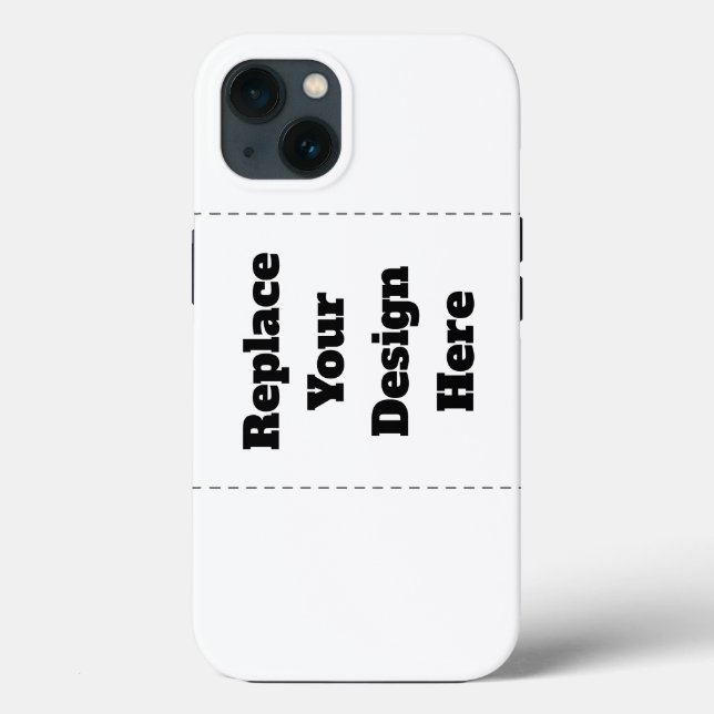 Erstellen Sie Ihr eigenes Weiß  Case-Mate iPhone Hülle (Rückseite)