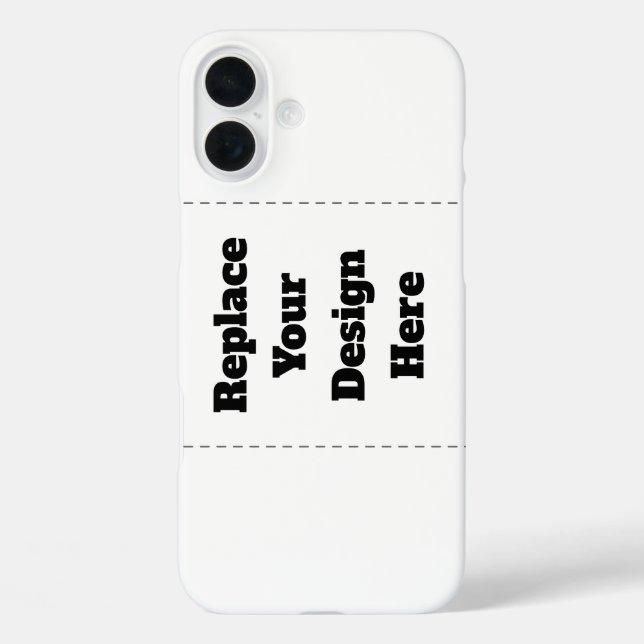 Erstellen Sie Ihr eigenes Weiß  Case-Mate iPhone Hülle (Rückseite)