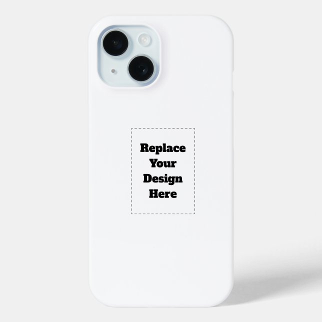 Erstellen Sie Ihr eigenes Weiß  Case-Mate iPhone Hülle (Rückseite)