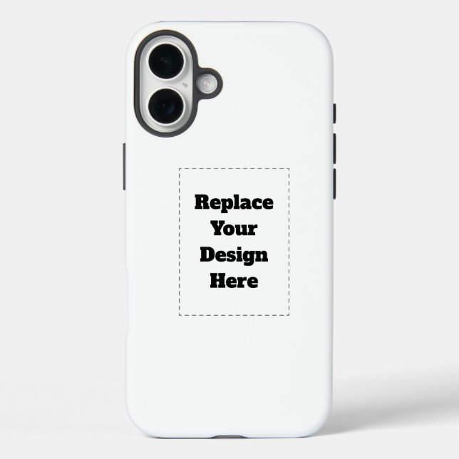 Erstellen Sie Ihr eigenes Weiß  Case-Mate iPhone Hülle (Rückseite)