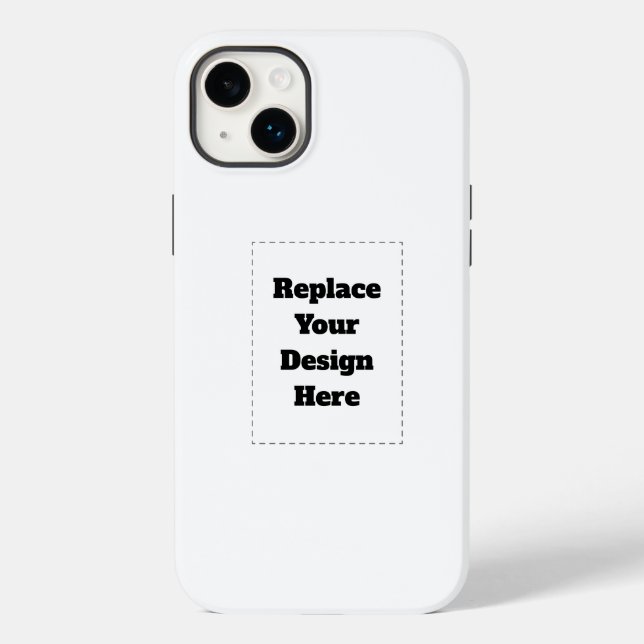 Erstellen Sie Ihr eigenes Weiß  Case-Mate iPhone Hülle (Rückseite)