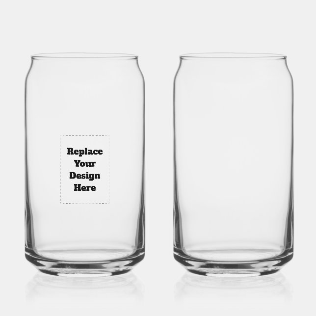 Erstellen Sie Ihr eigenes Weiß Dosenglas (Vorderseite)