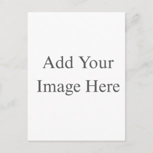 Erstellen Sie Ihr eigenes Weiß Einladungspostkarte